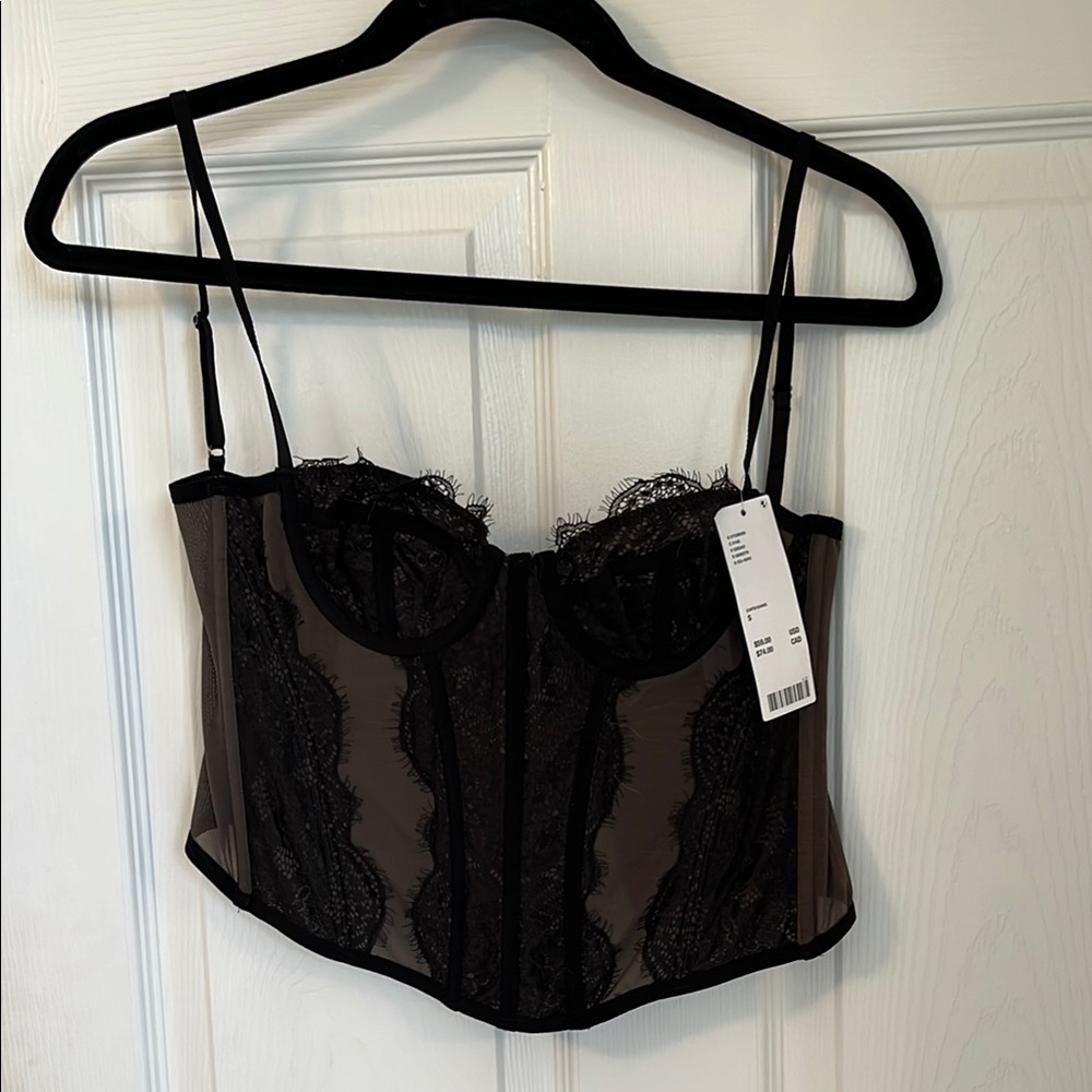 Urban Outfitters Black Lace Bra